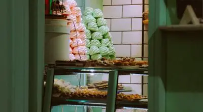 Bakery with fresh bread and pastries