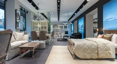 Furniture store showroom