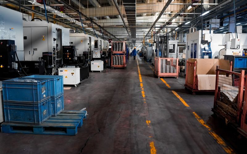 Vendra manufacturing ERP — modern production plant with machinery