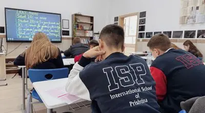 School classroom with students